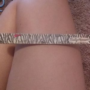 Zebra print nail file